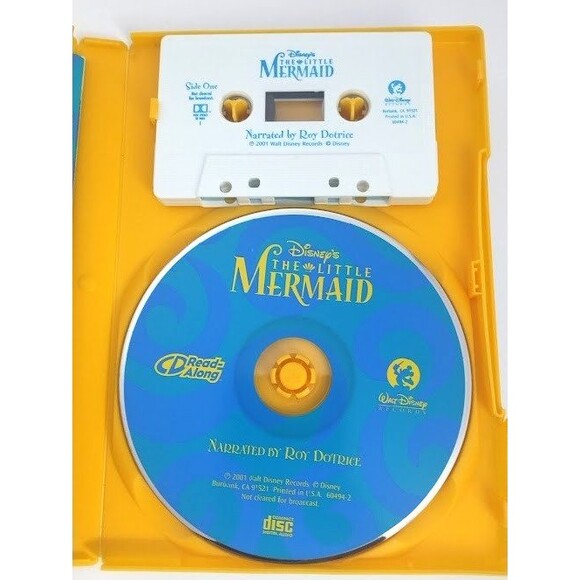 Read Along The Little Mermaid Enhanced CD 32 Page Book Roy Dotrice - Picture 3 of 5